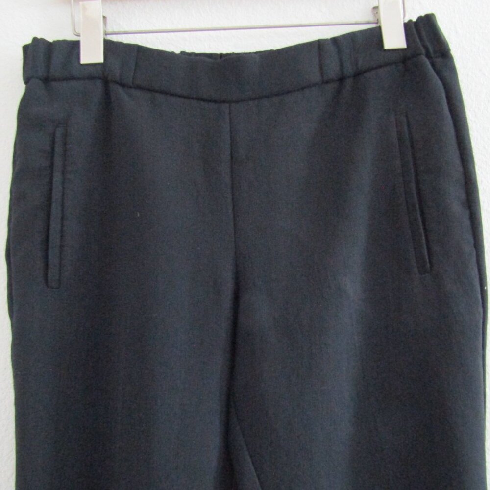 Aritzia Wilfred Pants 2 Black Pull On Tapered Leg Business Casual Work Capsule - Picture 2 of 10